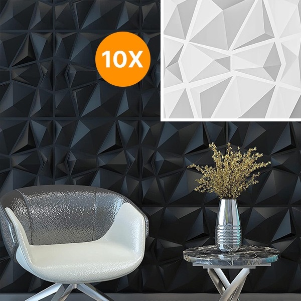 3D sienų lipdukai (10 vnt.) | TRIWALL