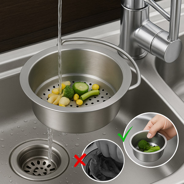 Nutekėjimo krepšelis, filtravimui ir laikymui | EVOSINK